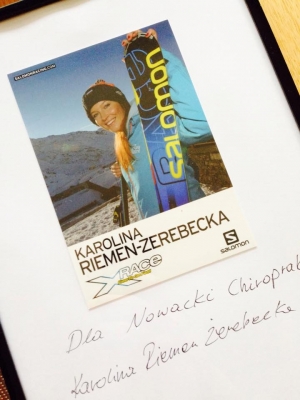 dr Mateusz Nowacki Chiropraktyk Karolina Riemen-Żerebecka ski cross 